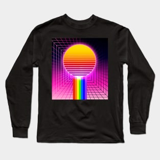 Ray of Sunshine Synthwave Long Sleeve T-Shirt